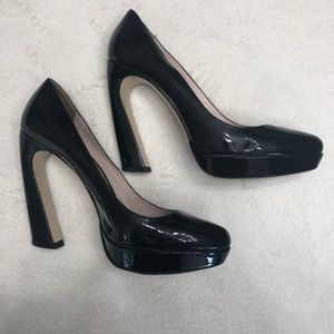 Miu Miu platform curved heel